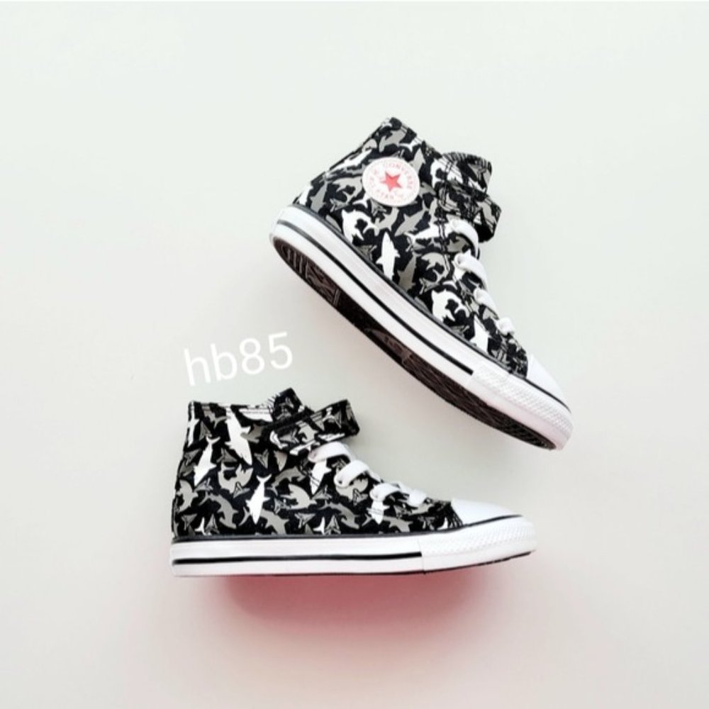 Converse CTAS 1V Hi Black University Red White Infant 6